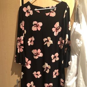 Tommy Hilfiger floral bell sleeve dress